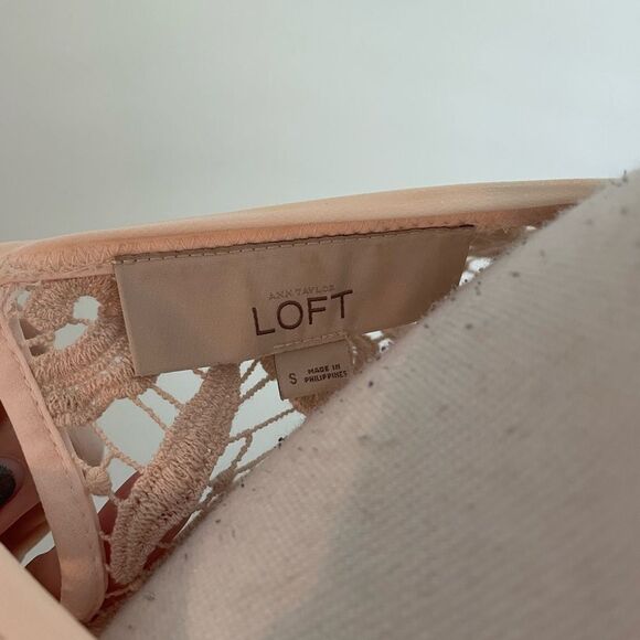 Loft Cream Sheer Blouse - Picture 2 of 4